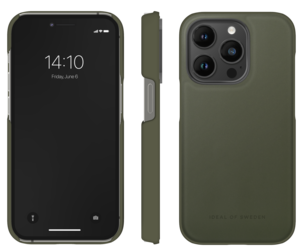 Mobildeksel for iPhone 14 Pro, iDeal of Sweden Atelier Case, Intense Khaki.