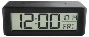 Digitaalinen herätyskello, paristokäyttöinen