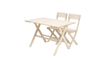 Hopfällbart bord, utemöbler trä