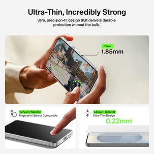 Belkin ScreenForce Titan 3-i-1 skydd för Galaxy S26+