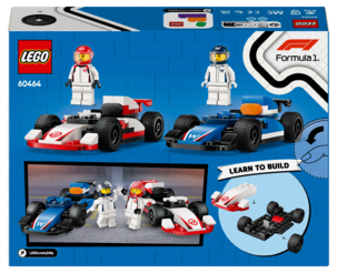 LEGO City F1 Williams Racing og Haas F1 racerbiler 60464, fra 4 år