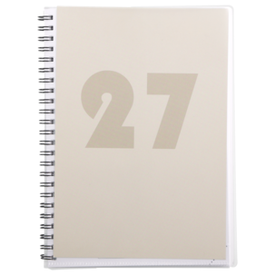 Veckokalender 2027 A5, spiralbunden
