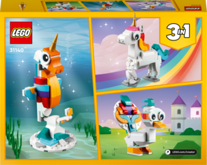 LEGO Creator 3-i-1 Magisk enhörning 31140, från 7 år