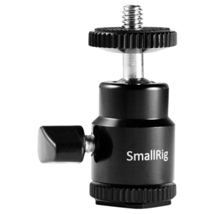 SmallRig 761 kamerafäste med kulled för tillbehörssko