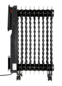 Öljytäytteinen lämpöpatteri, jossa pyörät, 2000 W, Cotech