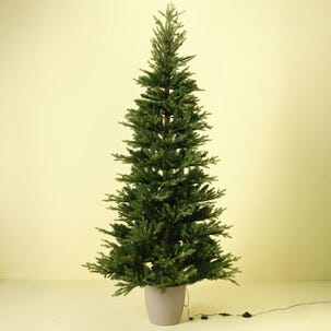 Juletrefot krukke for kunstig juletre, grå