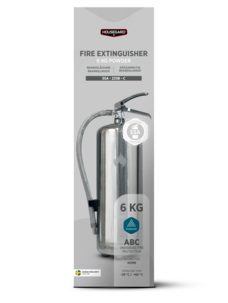 Housegard Steel brandsläckare pulver 6 kg