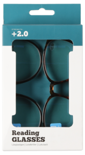 Lesebriller med blålysfilter, 2-pakning