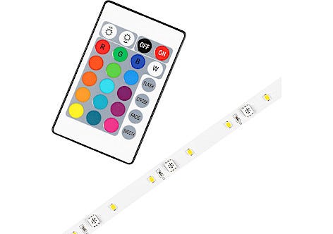 LED list RGBW utbyggbar med fjärrkontroll, Cotech