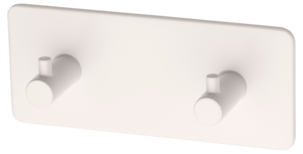 Habo Flair dobbel selvheftende krok, metall