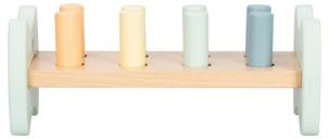 Bultbräda i trä, 10 delar, för barn från 12 månader