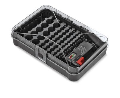 Kistenberg KBBT batterioppbevaring med batteritester