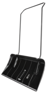 Stor snösläde i plast med metallskena, 80 cm