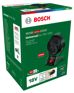 Bosch UniversalFan 18V-1000 batteridriven fläkt