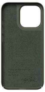 Nudient MagSafe Thin Case mobildeksel til iPhone 13 Pro, grønn