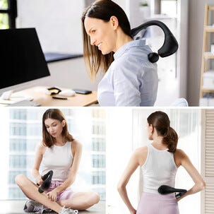 Capere massagepistol nacke, rygg, vader etc - lång arm