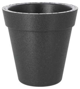 Frigolitkruka utomhus, svart