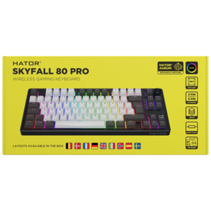 Hator Skyfall 80 Pro gaming tangentbord 80 procent