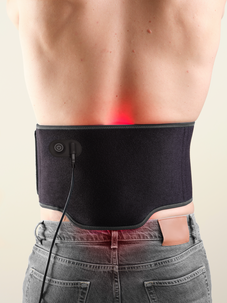 Capere värmebälte, ryggstöd med rött ljus