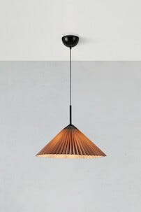 Markslöjd Plisado plisserad taklampa grå, 50 cm