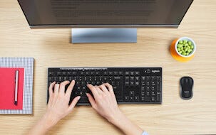 Logitech MK270 Wireless Combo trådløst tastatur og mus