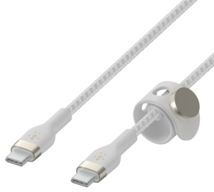 USB-C till USB-C laddkabel, Belkin BoostCharge PRO Flex, 2 m