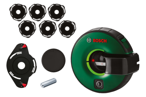 Bosch Atino-sett, linjelaser og ekstra gelputer