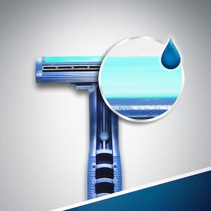 Rakhyvlar Gillette Blue II Plus Slalom, 10-pack