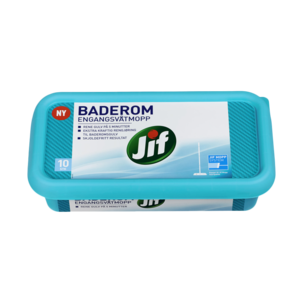 Jif engangsvåtmopp bad, refill 10-pakning