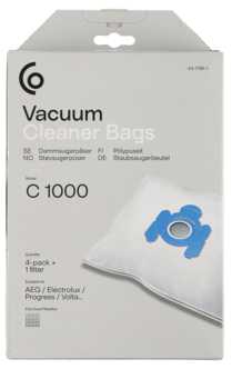 Dammsugarpåsar C1000, 4-pack