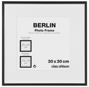 Fotoram Berlin, svart