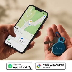 Chipolo Loop sporingsbrikke, nøkkelfinner for Apple/Android