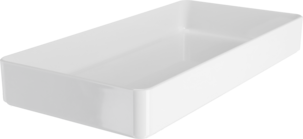 Calm oppbevaringsboks i hvit plast