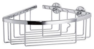 Tesa Aluxx duschkorg hörn självhäftande, krom