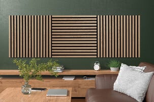 Fibrotech Square akustikpanel för vägg och tak, 2-pack