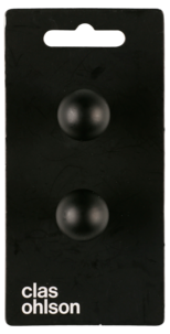 Knopp svart, 2-pack