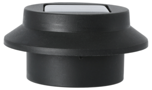 Solcellsbelysning för hängrännor svart, 1-pack