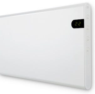 Adax Neo Basic lågt element för fast installation, vit