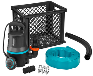 Gardena Set 9000 dränkbar pump, flottörbrytare, 300 W