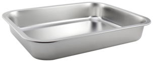 Ildfast form i rustfritt stål, 39,5 x 29,5 x 6 cm
