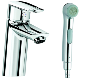 Tvättställsblandare med sidodusch, Damixa Jupiter Trend