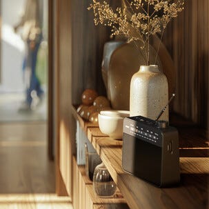 Philips TAR2509 bärbar FM/MW-radio