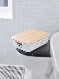 Bambulock till förvaringskorg Basket