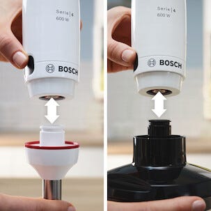 Bosch ErgoMaster stavmixer med hacktillsats, MSM4W422