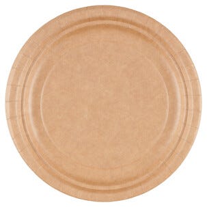 Papptallerken asjett 18 cm, 20-pakning