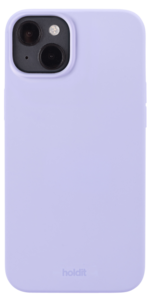 Mobildeksel i silikon for iPhone 14 Plus, Holdit Lavender