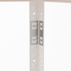 Smal oppbevaringshylle metall, 60x40x180 cm