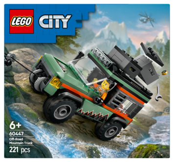LEGO City terrengbil med firehjulstrekk for kjøring i fjellet 60447, fra 6 år