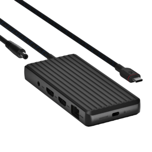 Unisynk USB-C-dokkingstasjon til bærbar PC, 9 porter