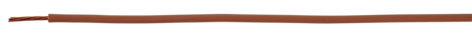Kabel FQ 1,5 mm2, brun